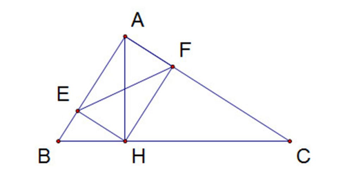Cho tam giác ABC vuông tại A, đường cao AH, biết AH : AC = 3: 5 và AB = 15cm. (ảnh 1)