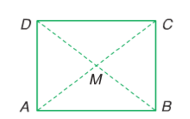 Hãy cho biết các tọa độ của điểm M nằm chính giữa một bức tường hình chữ nhật ABCD có cạnh AB = 5m, và cạnh AD = 4m. Lấy trục Ox dọc theo AB, trục Oy dọc theo AD. (ảnh 1)