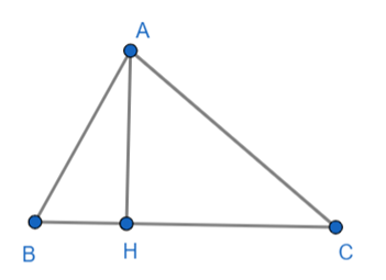 Cho tam giác ABC nhọn, vẽ AH vuông góc BC tại H. Chứng minh AC2 + BH2 = AB2 + CH2. (ảnh 1)