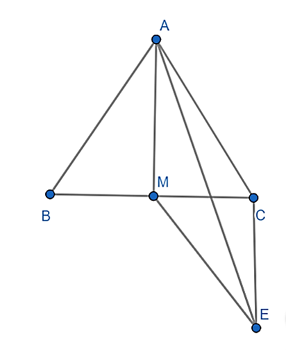 Cho tam giác đều ABC cạnh a, M là trung điểm BC. Tính độ dài vecto 1/2ab 2ac (ảnh 1)