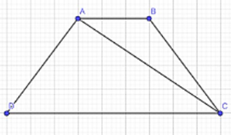 Cho hình thang cân ABCD có CD = 2AB = 12cm, chu vi tam giác ACD là 25cm. Chu vi tam giác ABC là ...cm. (ảnh 1)