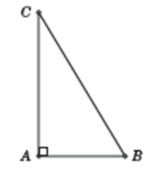 Cho tam giác ABC vuông tại A, biết AB = 6cm (ảnh 1)