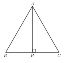 Cho tam giác ABC đều cạnh a, đường cao AH. Tính độ dài  . (ảnh 1)