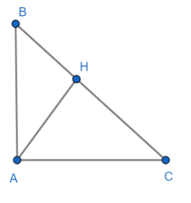 Cho tam giác ABC vuông tại A, đường cao AH. Biết BH = 9cm, CH = 12cm. Tính AH? (ảnh 1)