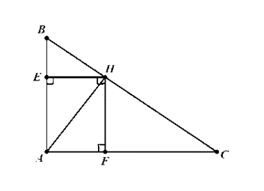 Cho tam giác ABC vuông tại A, đường cao AH kẻ HE, HF lần lượt vuông góc với AB, AC. Chứng minh BC.BE.CF = AH3. (ảnh 1)
