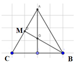 Cho tam giác ABC đều có cạnh bằng a căn 3. Gọi M là trung điểm của AC. Tính độ dài vectơ (ảnh 1)