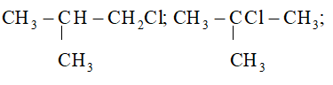 Số đồng phân cấu tạo có cùng công thức phân tử C4H9Cl là A. 3. (ảnh 1)