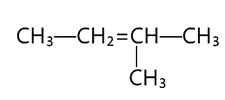 Alkene sau có tên gọi là   A. 2-methylbut-2-ene.		 B. 3-methylbut-2-ene. C. 2-metybut-3-ene.	 (ảnh 2)
