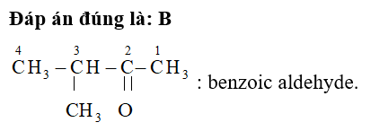 Cho hợp chất carbonyl có công thức cấu tạo sau   Tên theo danh pháp thay thế của hợp  (ảnh 2)