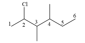 Cho dẫn xuất halogen có công thức cấu tạo sau:  Danh pháp thay thế của dẫn xuất halogen trên là (ảnh 2)