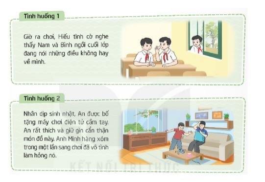 Thực hành thể hiện cảm xúc phù hợp  - Nêu những tình huống mang lại cảm xúc tích cực hoặc tiêu cực cho em. (ảnh 1)