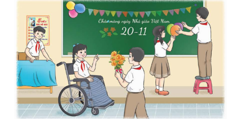 Trang trí lớp học để chào mừng ngày Nhà giáo Việt Nam 20 – 11 (ảnh 1)