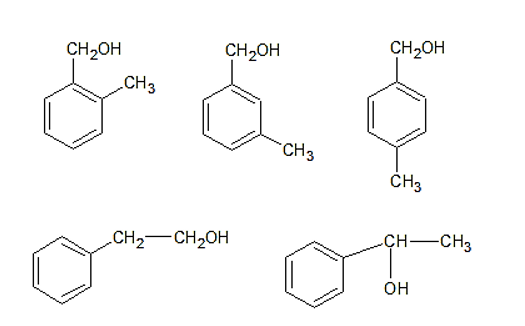 Số đồng phân cấu tạo có công thức phân tử C8H10O, chứa vòng benzene, tác (ảnh 1)