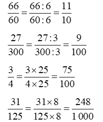 Viết các phân số sau thành phân số thập phân   66/60 (ảnh 1)