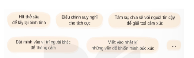 Lựa chọn cách cân bằng cảm xúc phù hợp  - Mô tả một tình huống cụ thể cần cân bằng cảm xúc. (ảnh 2)