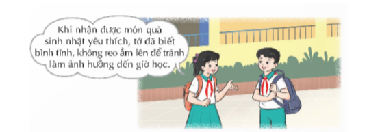 Nhận xét khả năng kiểm soát cảm xúc của em.  - Chia sẻ những thay đổi tích cực của em trong việc kiểm soát cảm xúc. (ảnh 1)