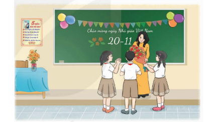 Tri ân thầy cô nhân ngày Nhà giáo Việt Nam 20 - 11  - Biểu diễn văn nghệ chào mừng ngày Nhà giáo Việt Nam 20 – 11. (ảnh 1)