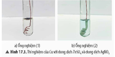 Tiến hành Thí nghiệm 2 và và nêu hiện tượng quan sát được. Viết phương trình hoá học của các phản ứng. (ảnh 1)