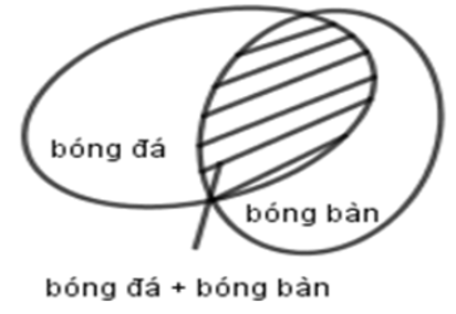 Một lớp học có 25 học sinh chơi bóng đá; 23 học sinh chơi bóng bàn; 14 học sinh chơi bóng đá và bóng bàn (ảnh 1)