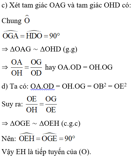 Cho (O) và A là điểm nằm ngoài (O). Qua A vẽ tiếp tuyến AB, AC với (O) với B,C (ảnh 2)