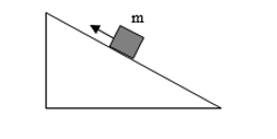 Vật m = 3 kg chuyển động lên mặt phẳng nghiêng góc 450 so với phương ngang dưới tác dụng của lực kéo F (ảnh 1)