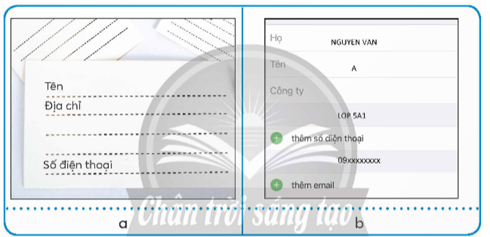 Em hãy chọn hình thức phù hợp theo gợi ý dưới đây để ghi nhớ một số điện thoại cần thiết. (ảnh 1)