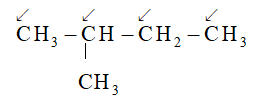 Cho isopentane tác dụng với Cl2 theo tỉ lệ số mol 1: 1, số sản phẩm  (ảnh 1)