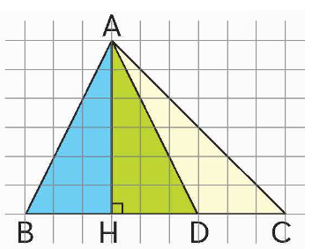 Quan sát hình bên. a) Chọn từ vuông, nhọn hay tù để thay vào .?. cho thích hợp.  – Tam giác ABC là tam giác .? (ảnh 1)