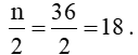 b)  Nhóm 3 là nhóm đầu tiên có tần số tích lũy lớn hơn hoặc bằng n/2=36/2=18  có đúng không? (ảnh 2)