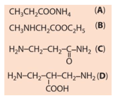 Trong các hợp chất sau, hợp chất nào là amino acid?  (ảnh 1)