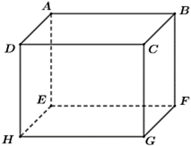 Cho hình hộp chữ nhật ABCD.EFGH Xác định số đo  (ảnh 1)