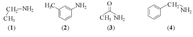 Cho các chất có công thức cấu tạo sau:   Trong các chất trên, hãy cho biết: a) Chất nào là amine b) Chất nào thuộc loại arylamine (ảnh 1)