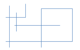 Rô-bốt vẽ một bức tranh bằng các đường thẳng như hình dưới đây. Em hãy vẽ một bức tranh tương tự vào vở.   (ảnh 2)