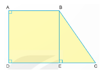 a) Diện tích hình tam giác BCE. (ảnh 1)