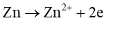 Cho pin điện hoá tạo bởi hai cặp oxi hoá – khử ở điều kiện chuẩn: Pb2+/Pb và Zn2+/Zn với thể điện cực chuẩn tương ứng là -0,126 V (ảnh 2)