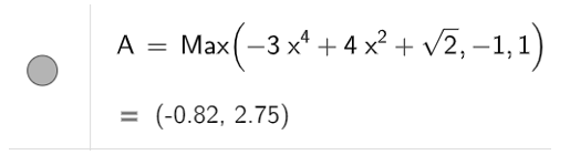 Tìm giá trị lớn nhất và giá trị nhỏ nhất của các hàm số sau:  b) y= -3x^4+4x^2+căn 2  trên đoạn [−1; 1]; (ảnh 1)