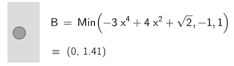 Tìm giá trị lớn nhất và giá trị nhỏ nhất của các hàm số sau:  b) y= -3x^4+4x^2+căn 2  trên đoạn [−1; 1]; (ảnh 2)