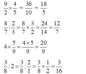 Tính: 9/2*4/5 8/7: 2/3 (ảnh 2)