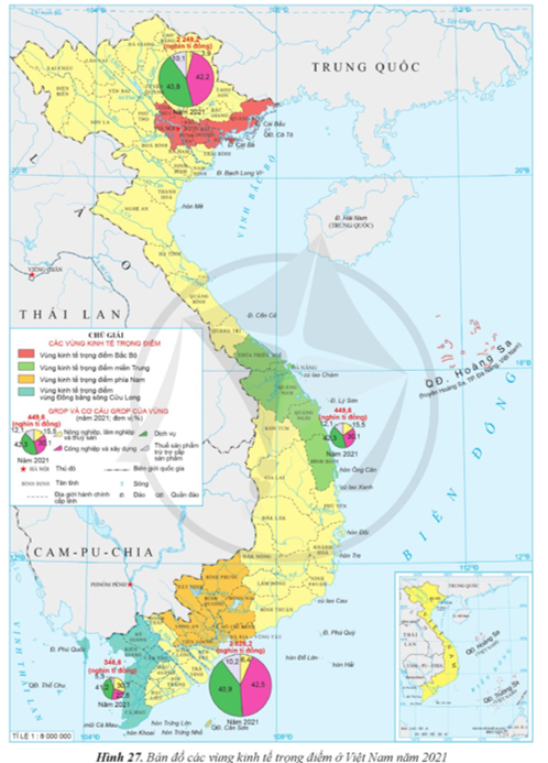 Dựa vào thông tin và hình 27, hãy trình bày các nguồn lực, thực trạng và định hướng phát triển của vùng kinh tế trọng điểm vùng Đồng bằng sông Cửu Long (ảnh 1)