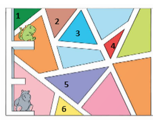 Trong bức tranh bên, em hãy tìm các hình tam giác và cho biết mỗi hình tam giác đó có dạng hình tam giác gì. (ảnh 2)