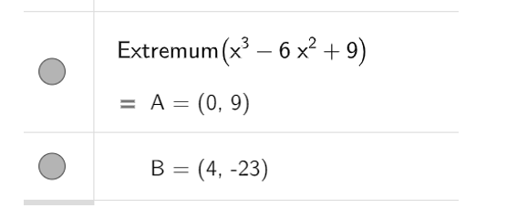 Cho các hàm số đa thức sau:   (2) y = x3 – 6x2 + 9;     a) Tìm đạo hàm cấp một và đạo hàm cấp hai của các hàm số trên. (ảnh 3)