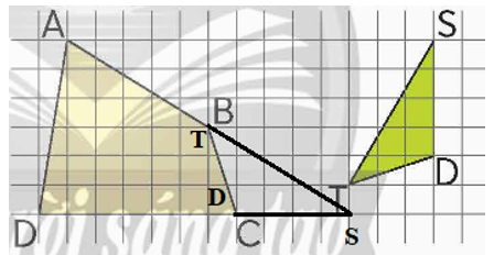 Ghép hai mảnh bìa ở hình bên để được  a) Một hình thang. b) Một hình tam giác.   (ảnh 3)