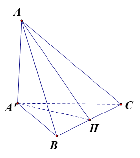 Cho tam giác ABC cân tại A có đường cao AH = a (ảnh 1)