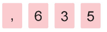 Sử dụng các tấm thẻ sau:   a) Hãy lập số thập phân lớn nhất. b) Hãy lập số thập phân bé nhất. c) Tìm hiệu số giữa hai số thập phân vừa lập được. (ảnh 1)