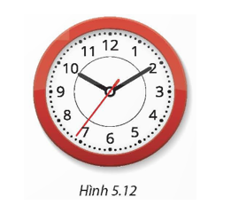 Trên mặt một chiếc đồng hồ có các vạch chia như Hình 5.12. Hỏi cứ sau (ảnh 1)