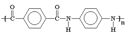 Kevlar là một polyamide có độ bền rất cao. Loại vật liệu này được dùng để sản xuất áo chống đạn và mũ bảo hiểm cho quân đội. Kevlar được điều chế bằng phản ứng trùng ngưng của hai chất sau: (ảnh 3)