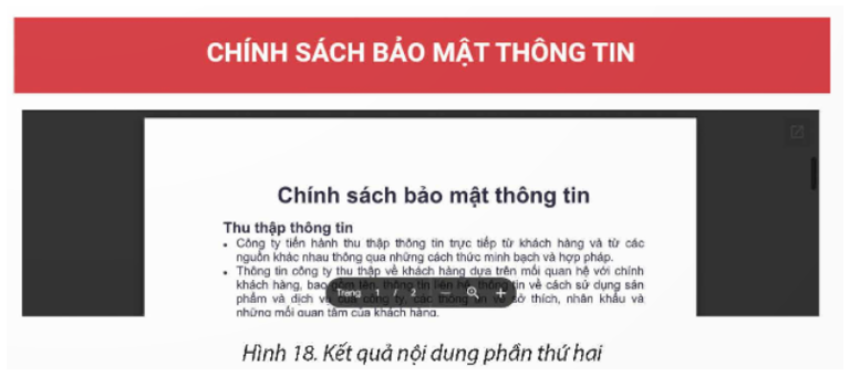 Thiết kế nội dung trang Chính sách cho trang web chủ để bán hàng, thông tin (ảnh 5)