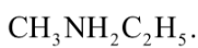 N-metyletanamin có công thức là 	A. 		B.  	C. 		D.  Đáp án: A HD: Phân tích tên gọi: N-metyl là nhóm thế  đính vào N. Etanamin là  Gộp lại cấu tạo tương ứng:  (ảnh 5)