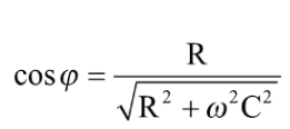 Trong đoạn mạch điện không phân nhánh gồm điện trở thuần R và tụ điện C, mắc vào điện áp xoay chiều  Hệ số công suất của đoạn mạch là (ảnh 2)