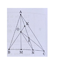 Cho tam giác ABC có diện tích 180 cm2. Trên cạnh BC lấy các điểm M và N sao cho (ảnh 2)